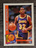 1992-93 Hoops #482 Magic Johnson TRV (NM)