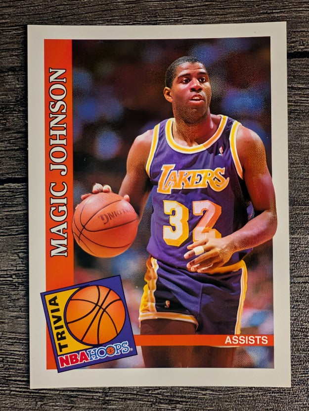 1992-93 Hoops #482 Magic Johnson TRV