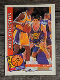 1992-93 Hoops #483 John Stockton TRV