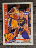 1992-93 Hoops #483 John Stockton TRV