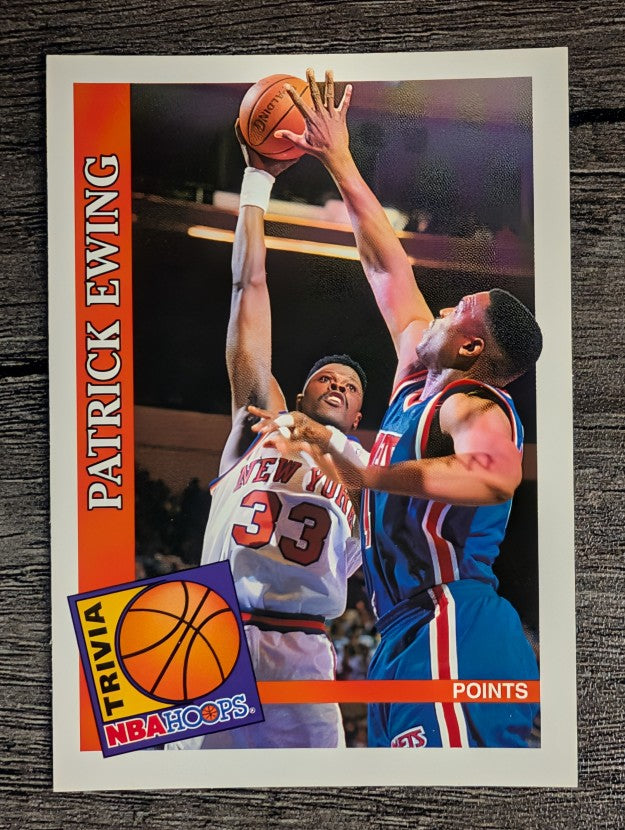 1992-93 Hoops #484 Patrick Ewing TRV