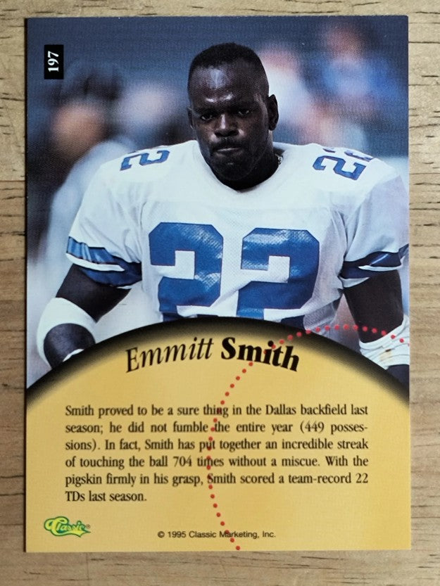 1995 Classic Five Sport #197 Emmitt Smith