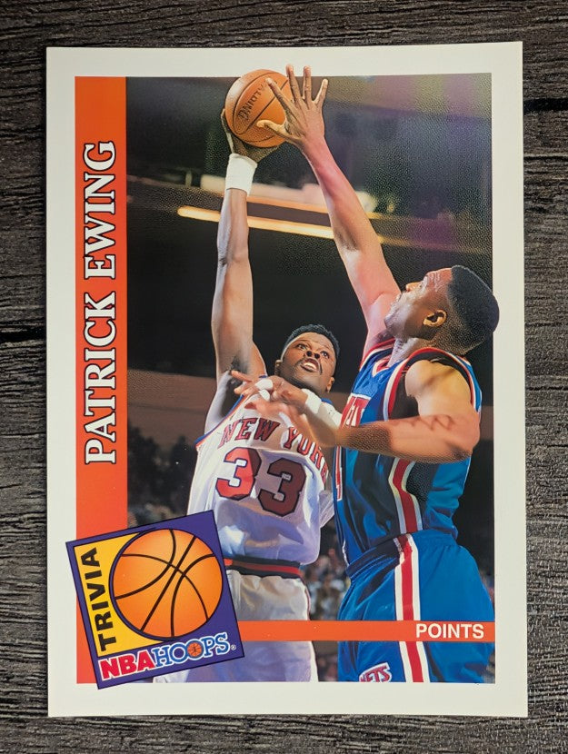 1992-93 Hoops #484 Patrick Ewing TRV