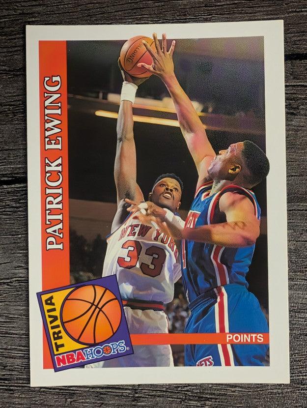 1992-93 Hoops #484 Patrick Ewing TRV