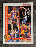 1992-93 Hoops #485 TRIV/Magic Johnson/David Robinson/Patrick Ewing/John Stockton