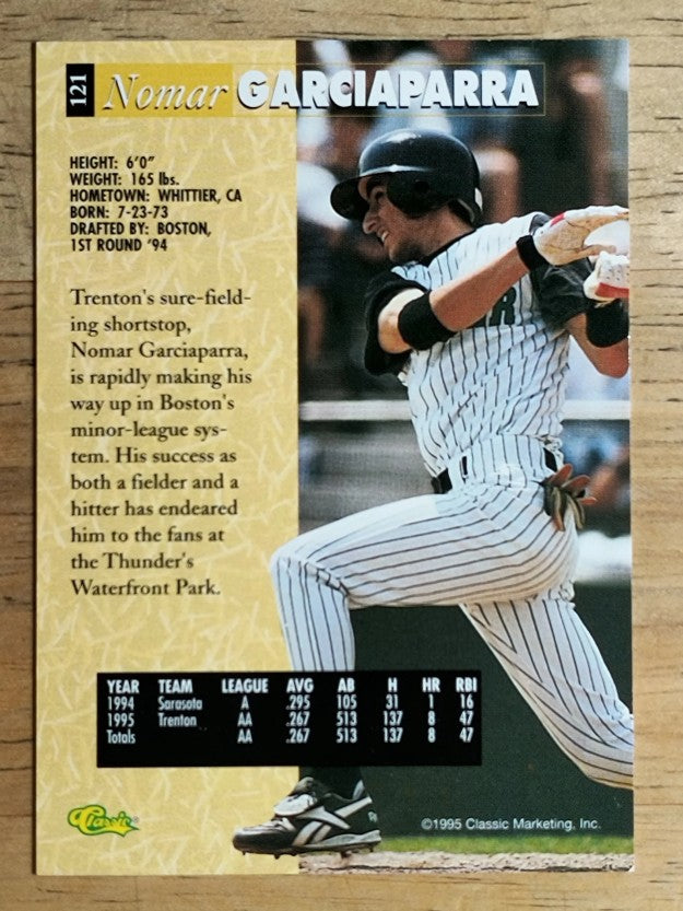 1995 Classic Five Sport #121 Nomar Garciaparra