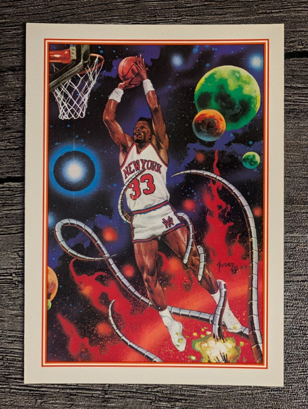 1992-93 Hoops #AC1 Patrick Ewing Art
