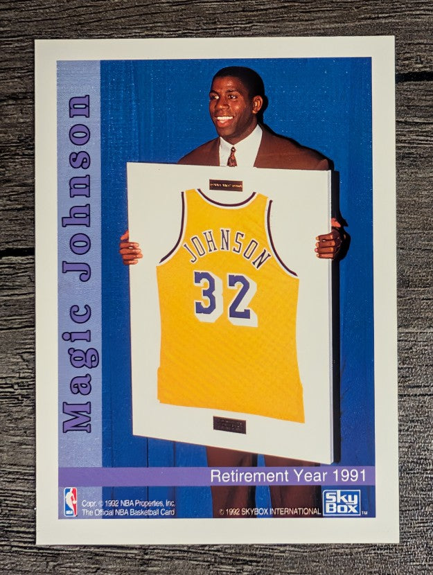 1992-93 Hoops #NNO Magic Johnson Comm
