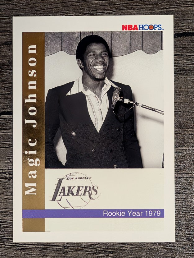 1992-93 Hoops #NNO Magic Johnson Comm