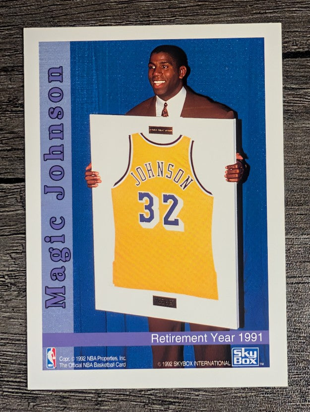 1992-93 Hoops #NNO Magic Johnson Comm