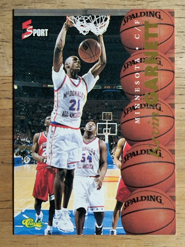 1995 Classic Five Sport #5 Kevin Garnett