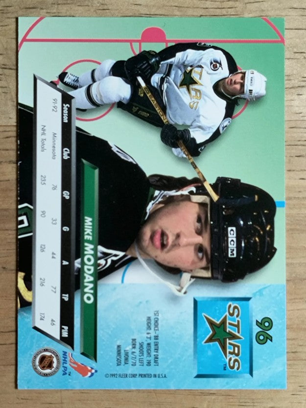 1992-93 Ultra #96 Mike Modano