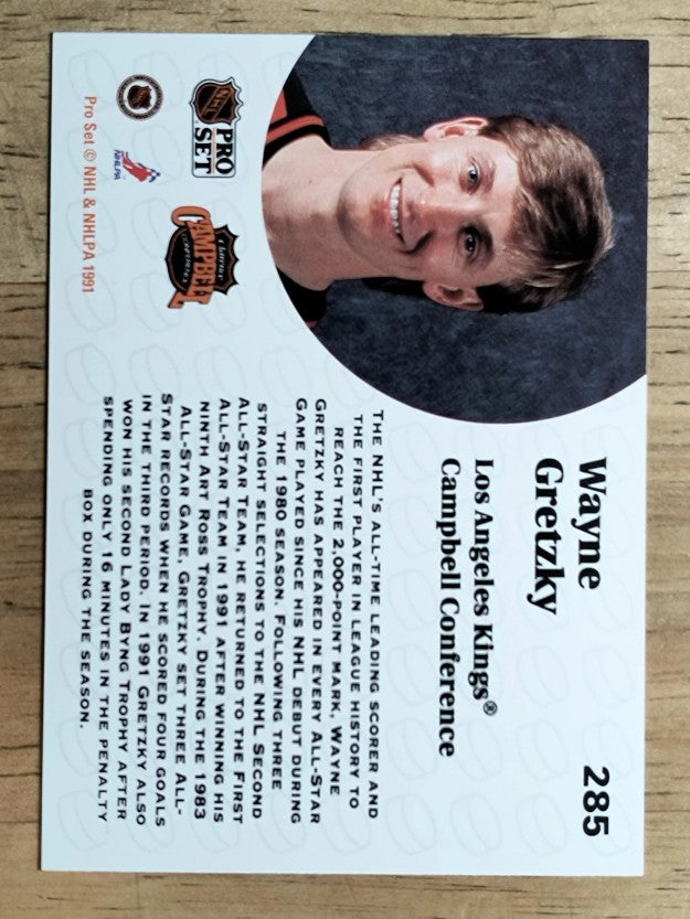 1991-92 Pro Set #285 Wayne Gretzky AS
