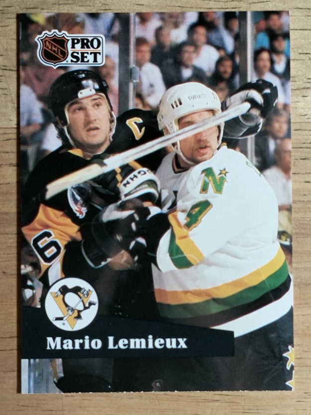 1991-92 Pro Set #194 Mario Lemieux