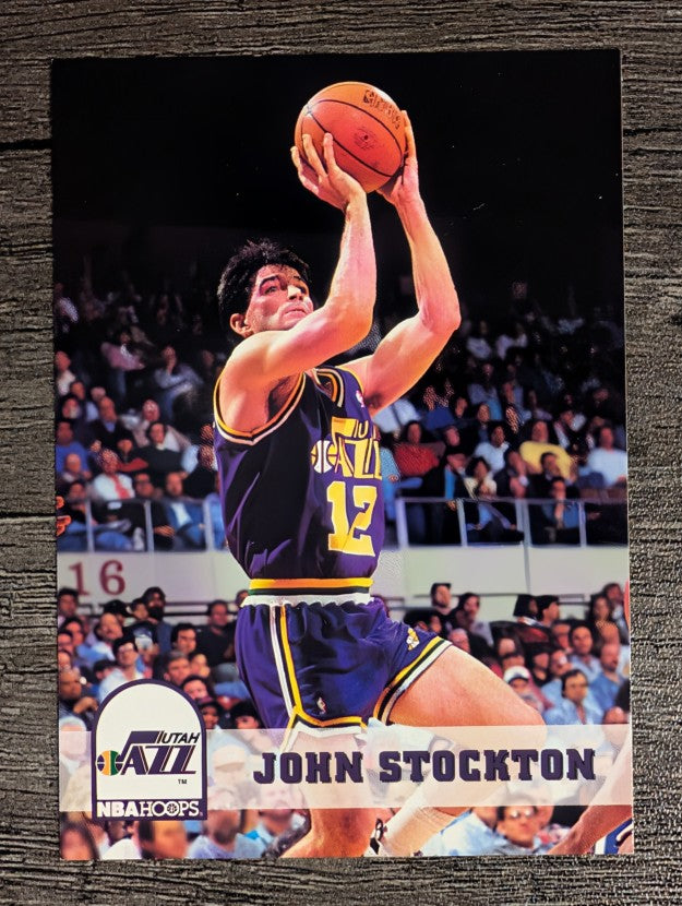 1993-94 Hoops #219 John Stockton