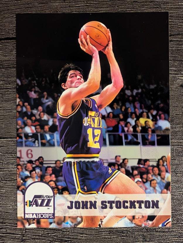 1993-94 Hoops #219 John Stockton