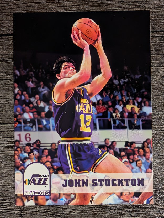 1993-94 Hoops #219 John Stockton