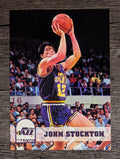 1993-94 Hoops #219 John Stockton (NM)