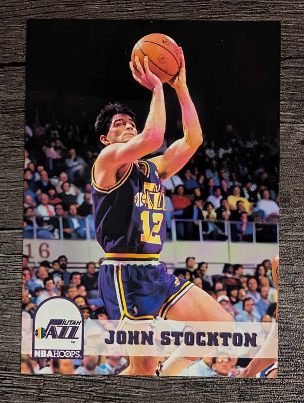 1993-94 Hoops #219 John Stockton