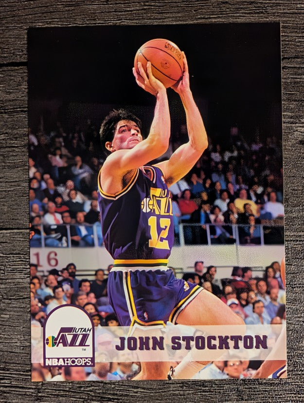 1993-94 Hoops #219 John Stockton