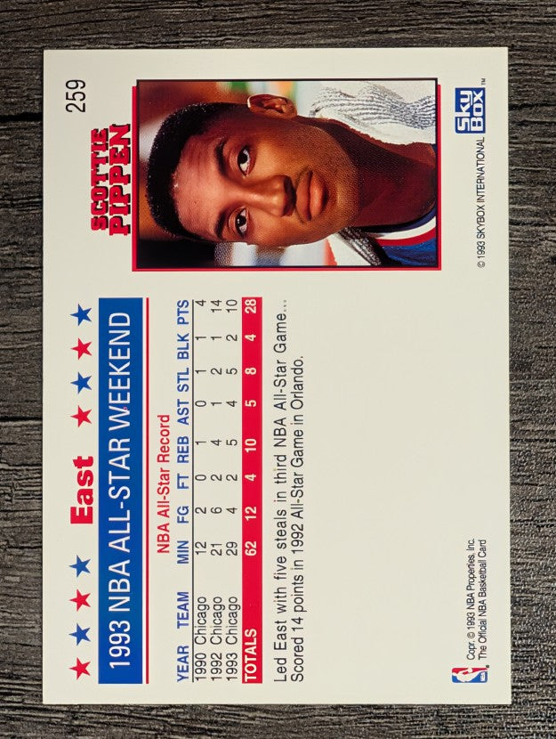 1993-94 Hoops #259 Scottie Pippen AS