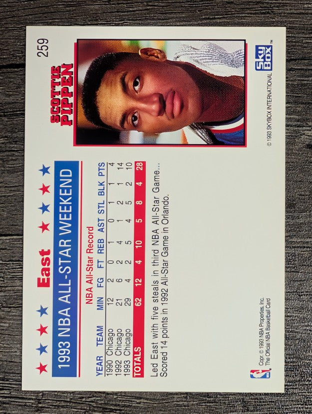 1993-94 Hoops #259 Scottie Pippen AS (NM)