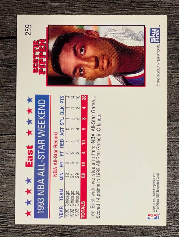 1993-94 Hoops #259 Scottie Pippen AS (NM)