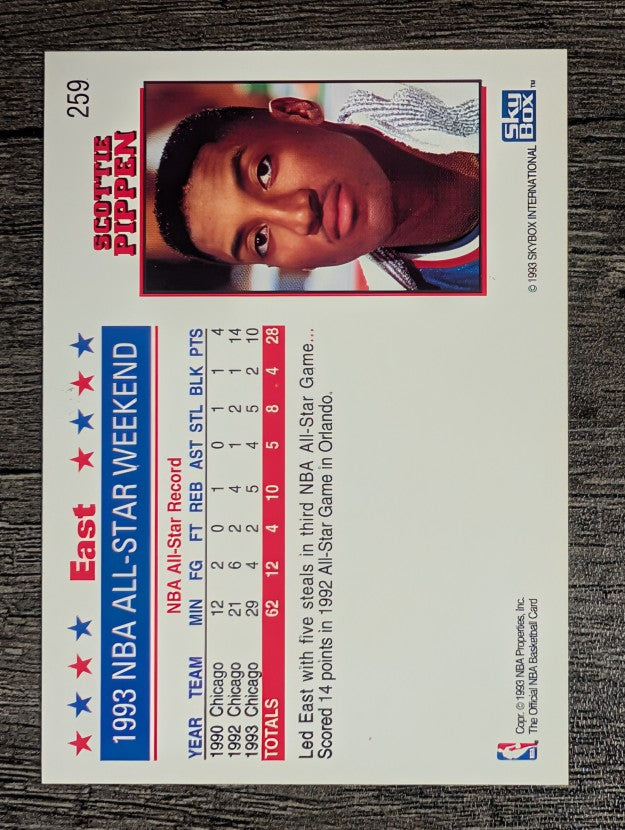 1993-94 Hoops #259 Scottie Pippen AS