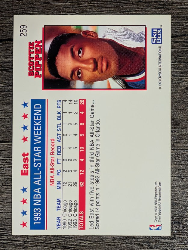 1993-94 Hoops #259 Scottie Pippen AS
