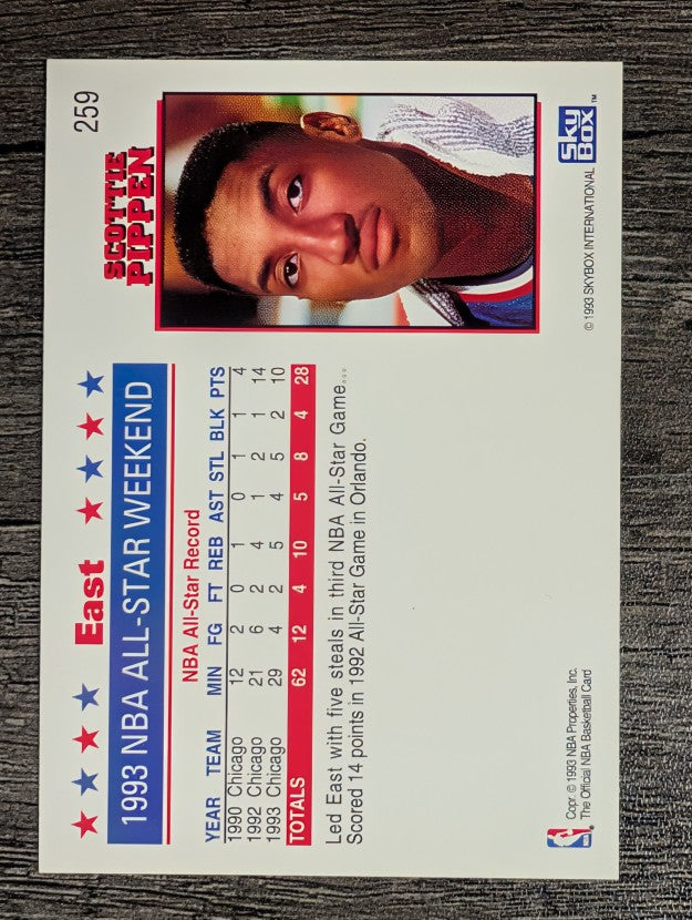 1993-94 Hoops #259 Scottie Pippen AS (NM)