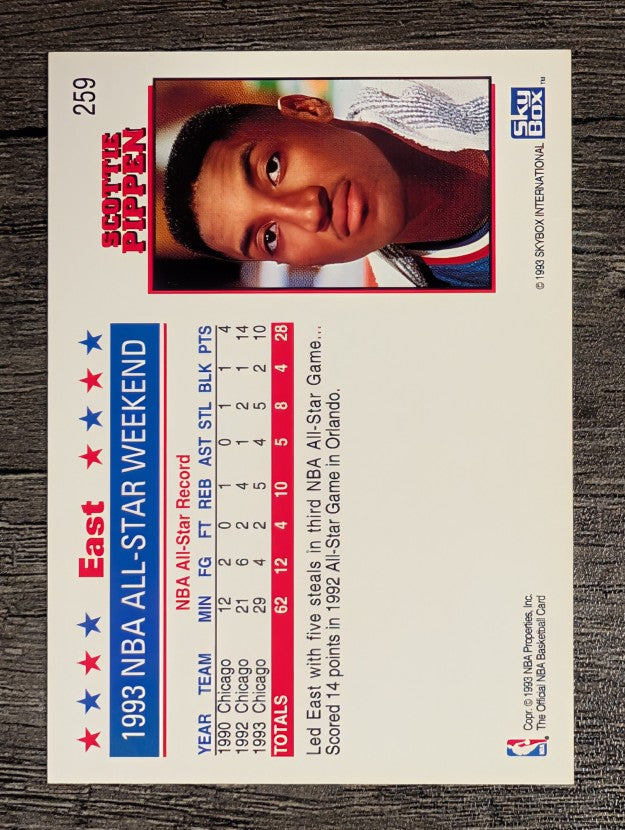 1993-94 Hoops #259 Scottie Pippen AS (NM)