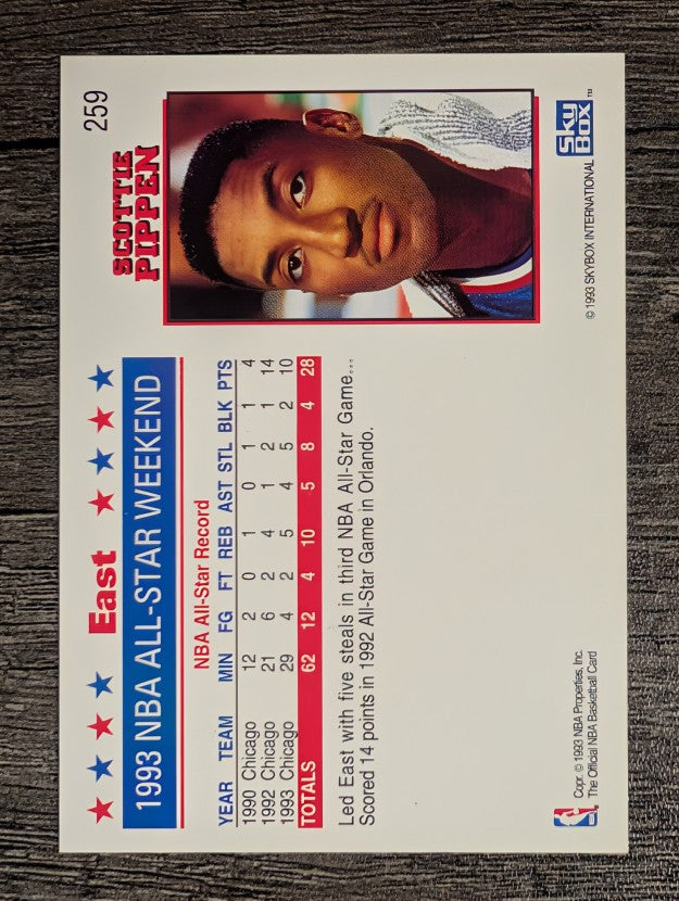 1993-94 Hoops #259 Scottie Pippen AS
