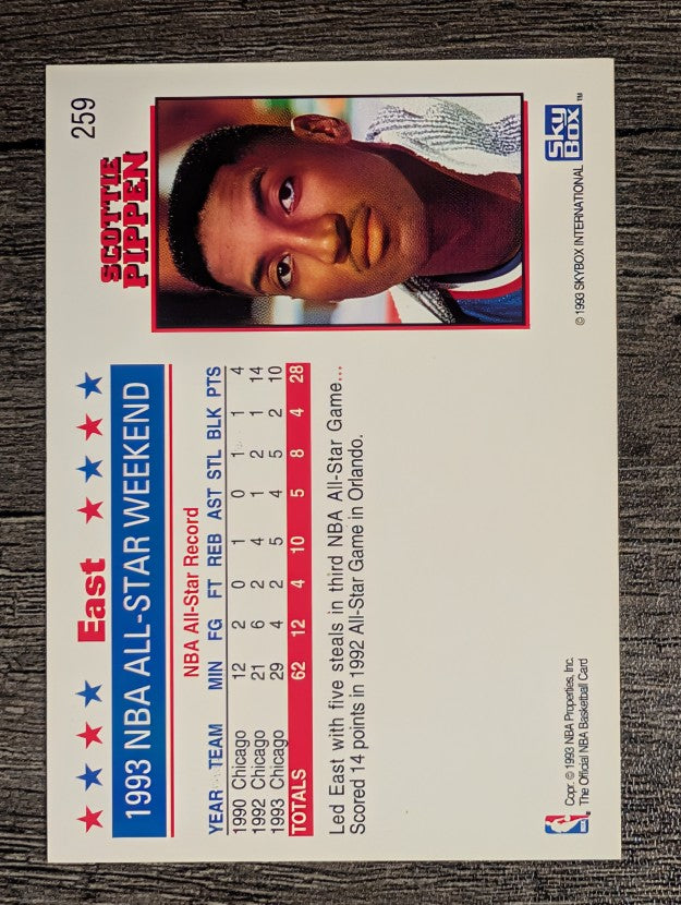 1993-94 Hoops #259 Scottie Pippen AS