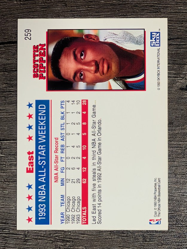 1993-94 Hoops #259 Scottie Pippen AS
