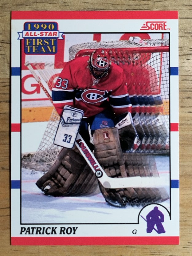 1990-91 Score #312 Patrick Roy AS1