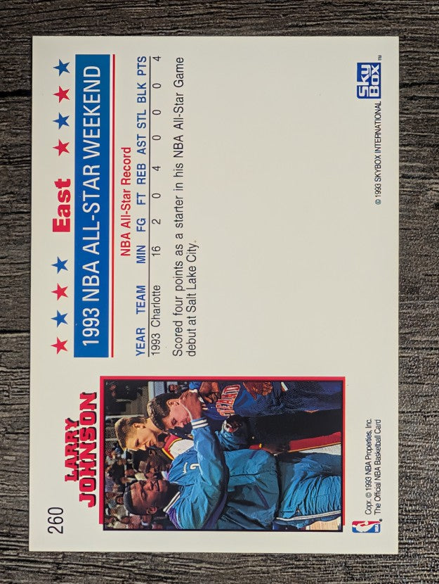 1993-94 Hoops #260 Larry Johnson AS