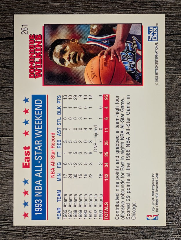 1993-94 Hoops #261 Dominique Wilkins AS