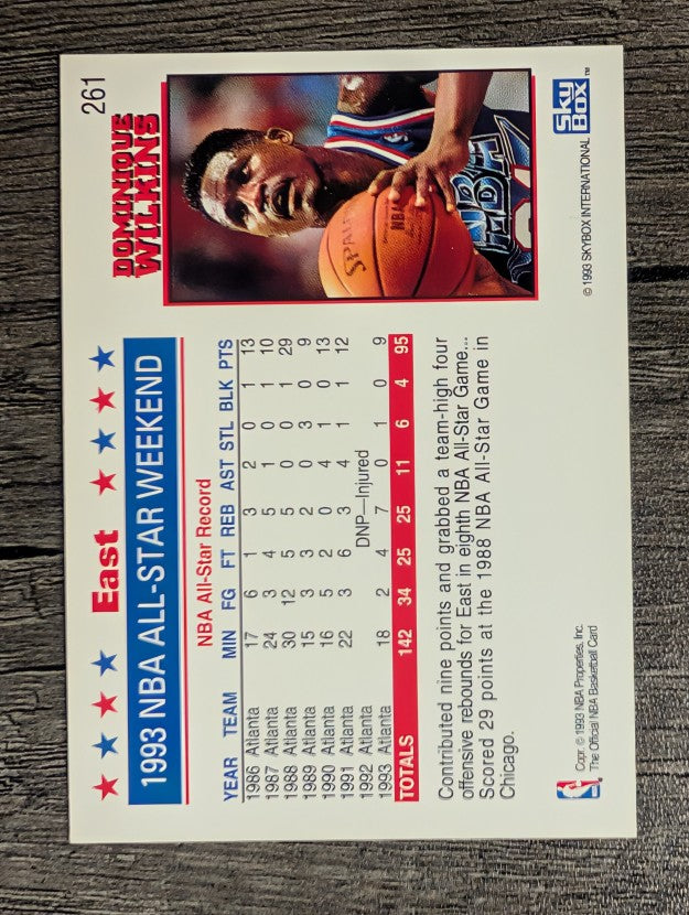 1993-94 Hoops #261 Dominique Wilkins AS