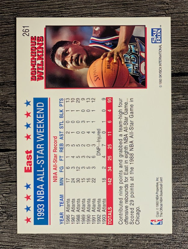 1993-94 Hoops #261 Dominique Wilkins AS