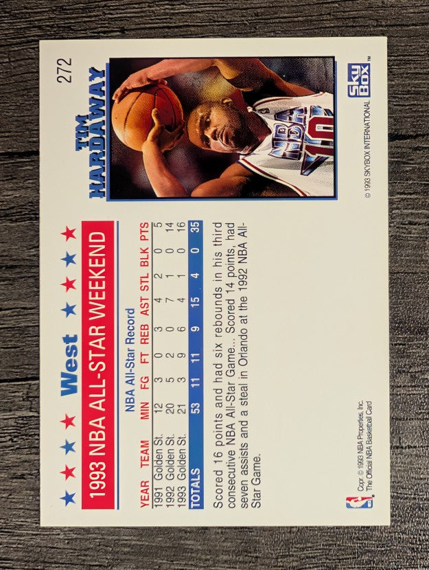 1993-94 Hoops #272 Tim Hardaway AS