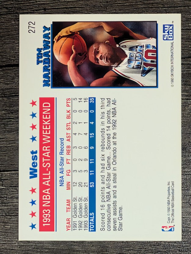 1993-94 Hoops #272 Tim Hardaway AS