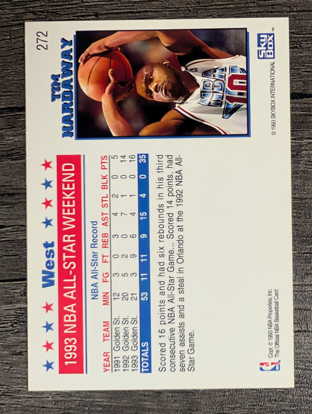 1993-94 Hoops #272 Tim Hardaway AS