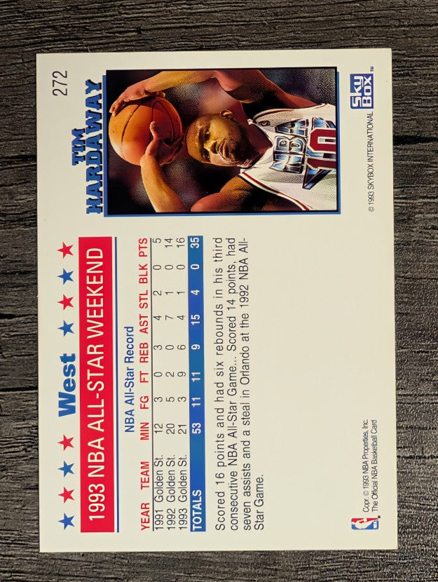 1993-94 Hoops #272 Tim Hardaway AS