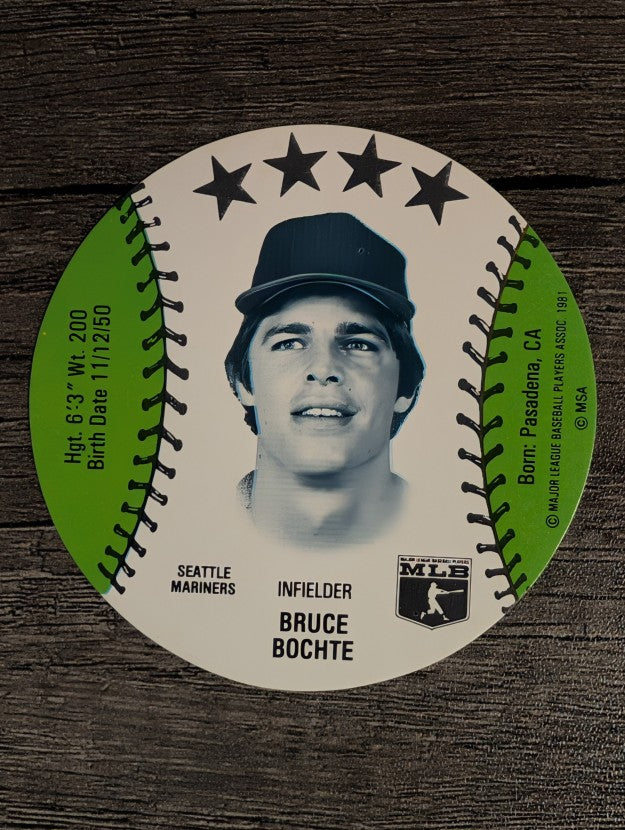 1981 MSA Mini Discs #3 Bruce Bochte