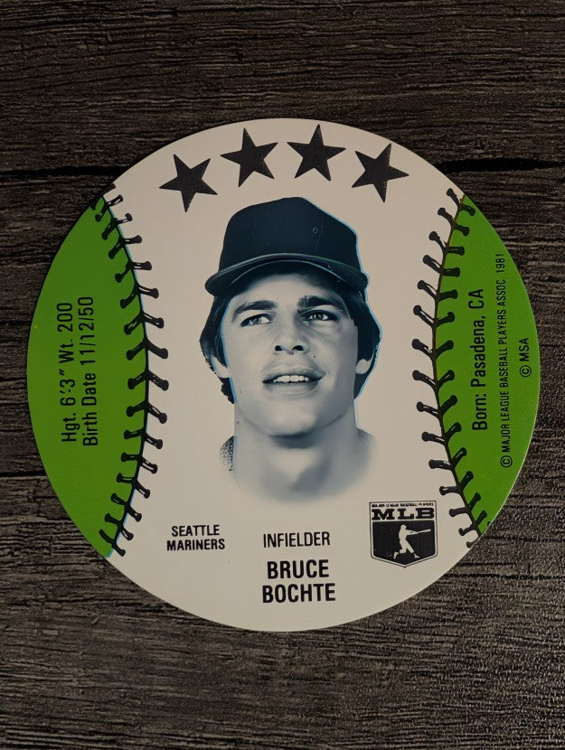 1981 MSA Mini Discs #3 Bruce Bochte
