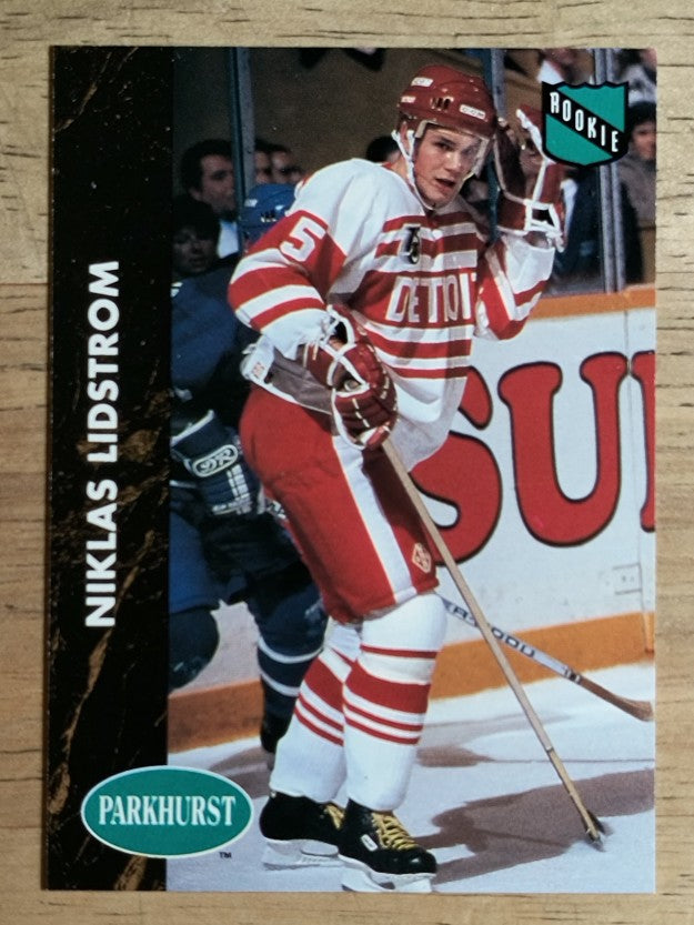 1991-92 Parkhurst #37 Nicklas Lidstrom RC
