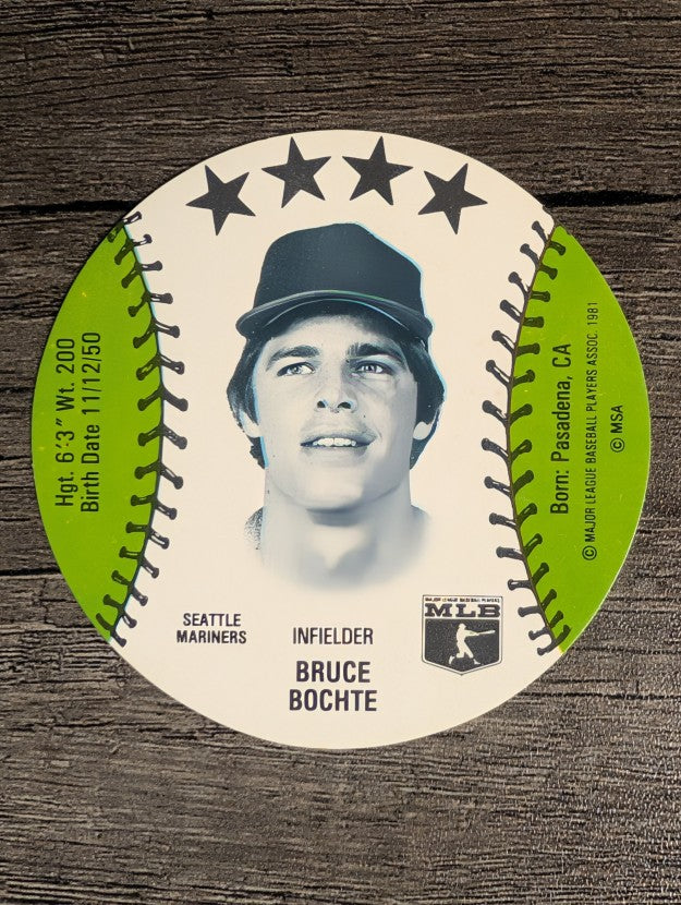 1981 MSA Mini Discs #3 Bruce Bochte
