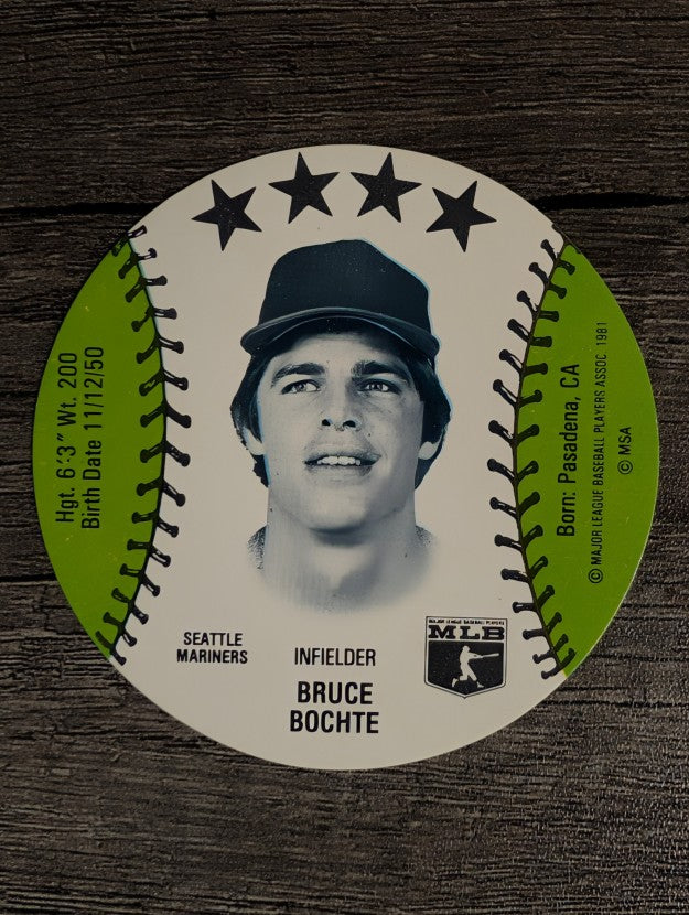 1981 MSA Mini Discs #3 Bruce Bochte
