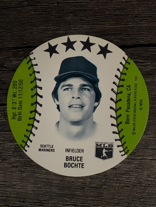 1981 MSA Mini Discs #3 Bruce Bochte