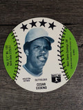 1981 MSA Mini Discs #8 Cesar Cedeno